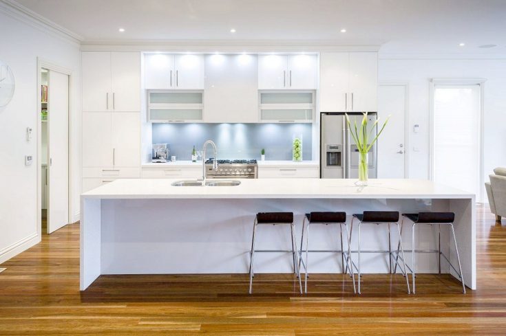 Awesome Modern Kitchen Design White Cabinets