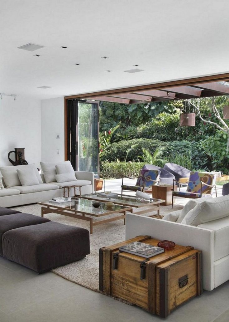 Charming Outdoor Living Room Design Ideas