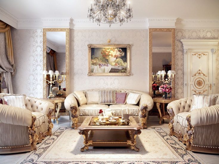 Formal Living Room Luxury Style