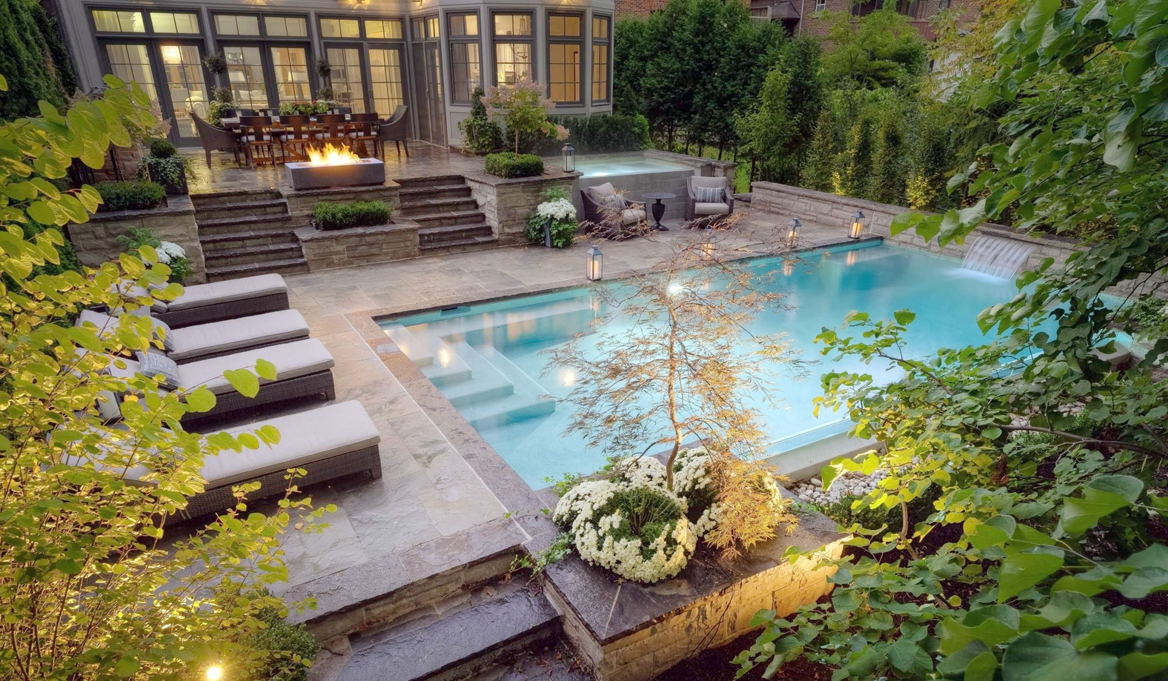 Inground Pool Designs For Small Backyard