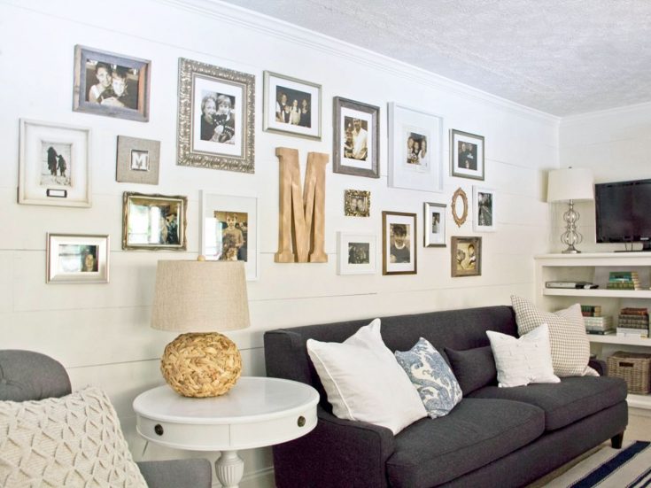Living Room Decor Photo Wall Gallery