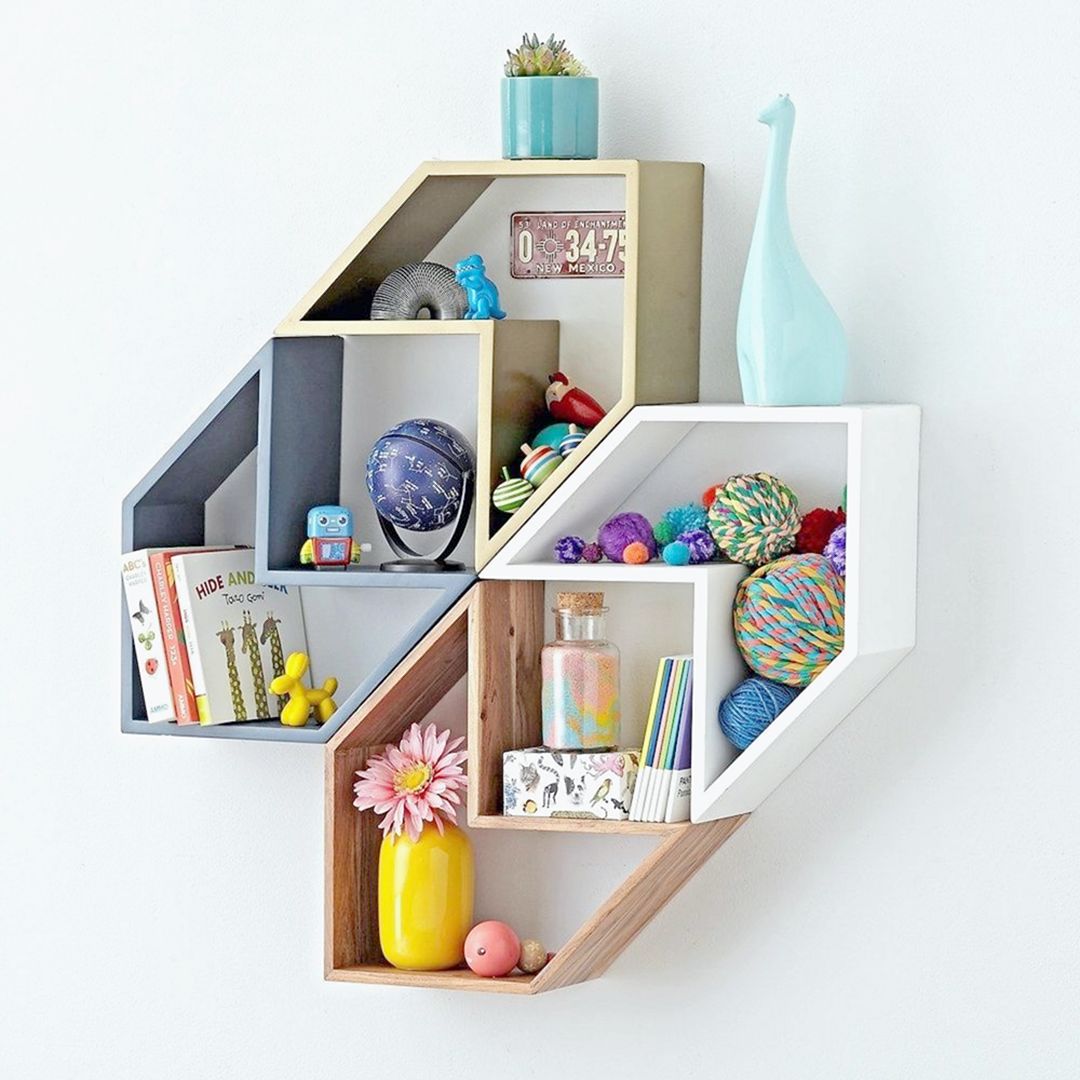Lovely Arrow Bookcase Design
