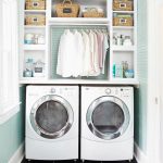 Small Laundry Room Design With Hanging Space