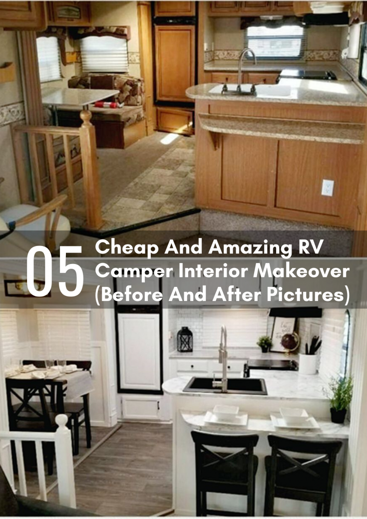Amazing RV Camper Interior Makeover Before And After
