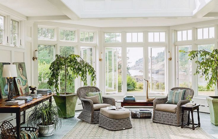 Cheerful And Relaxing Beach-Style Sunrooms