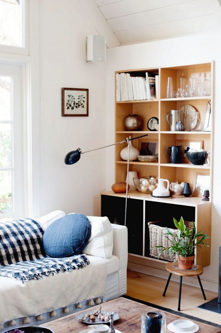 Small Space Decor With Bookcase Ideas