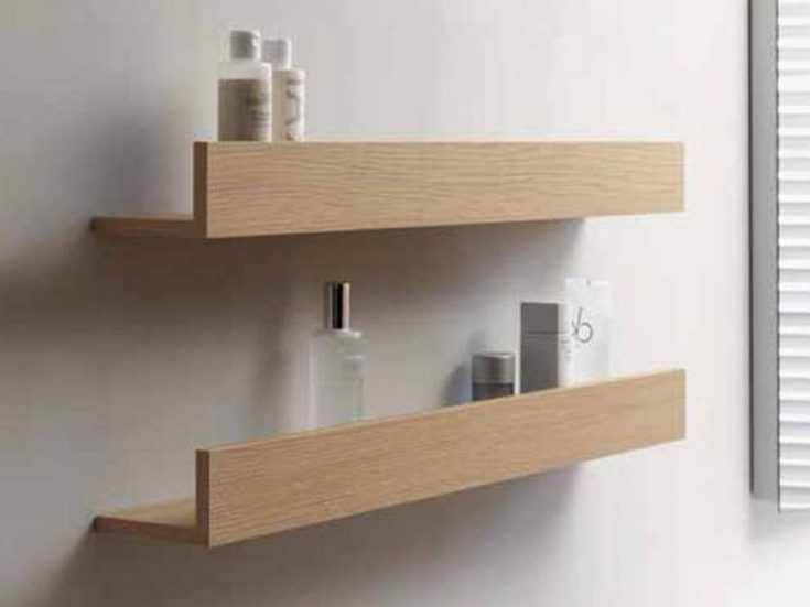 Modern Wall Shelf Bathroom Design