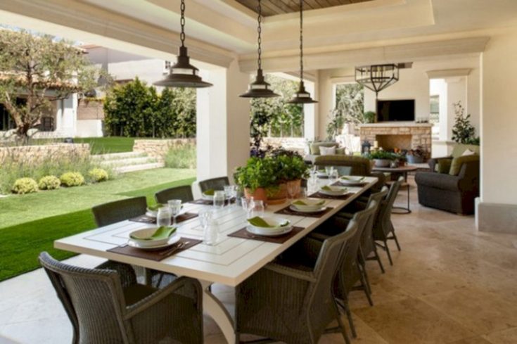Amazing Outdoor Dining Room Design