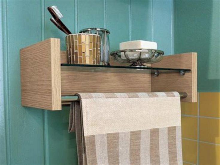 Bathroom Wood Shelf Ideas
