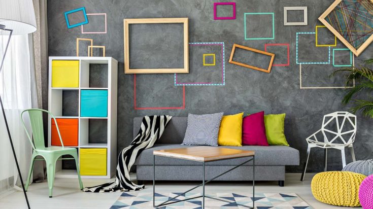 Best Simple Living Room Wall Shelves Ideas
