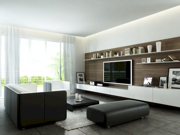 Minimalist Living Room Bassment Ideas