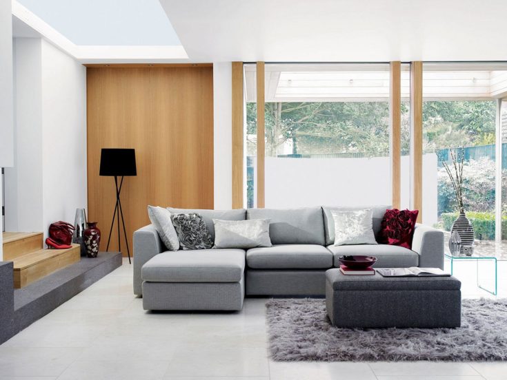 Simple Grey Living Room Decoration