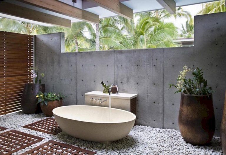 Best Incredible Outdoor Bathroom Design