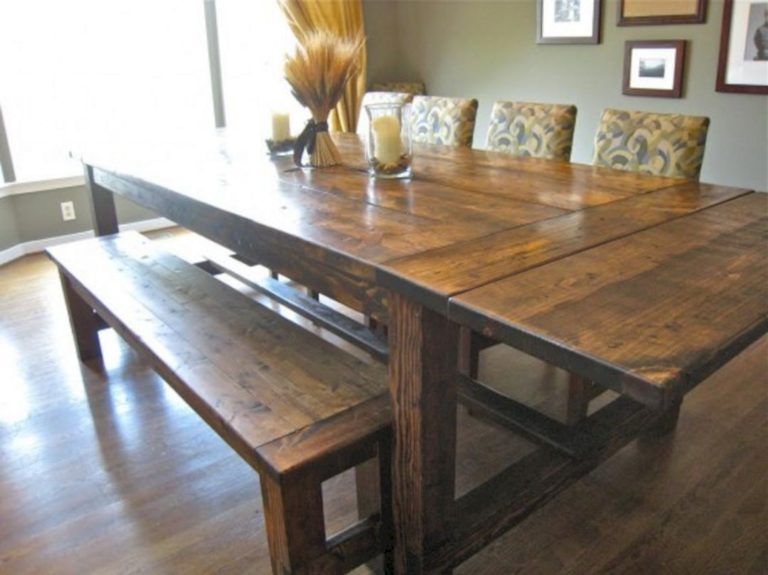 DIY Plans Wood Dining Room With Table Ideas