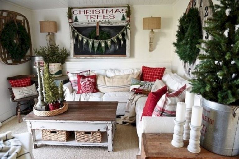 Awesome Rustic Christmas Home Decoration