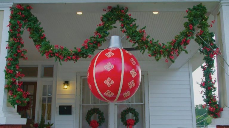 DIY Giant Christmas Ornament Ideas