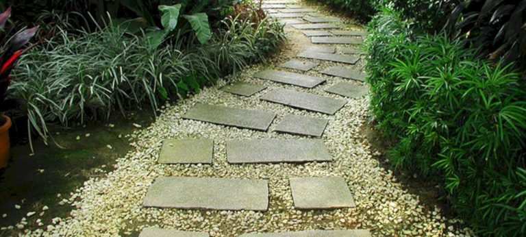 Garden Style With Paving Stone