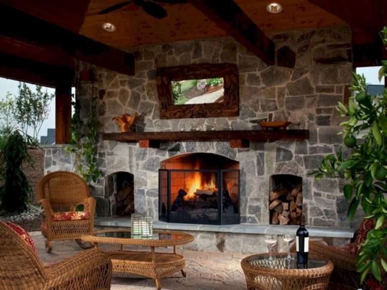 Incredible Outdoor Fireplace Design Ideas