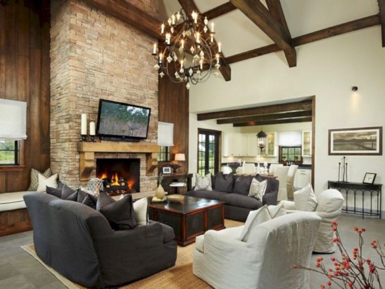 Incredible Rustic Living Room Decoration