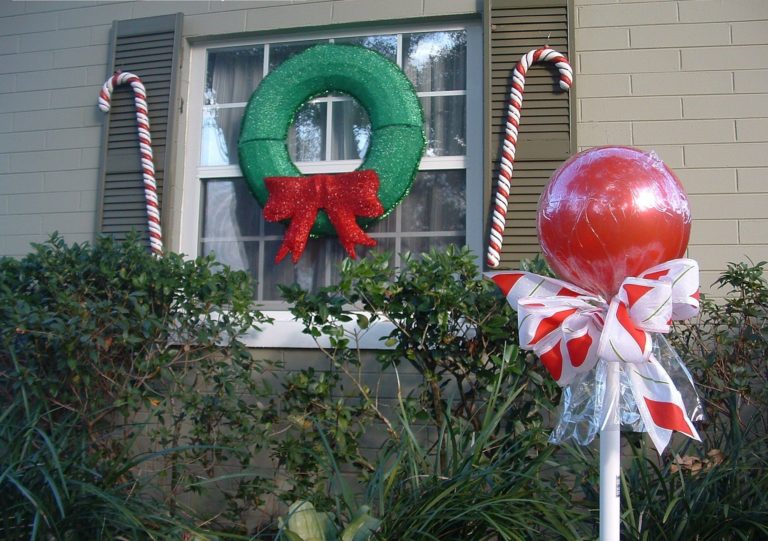 Stunning Christmas Front Yard Idea