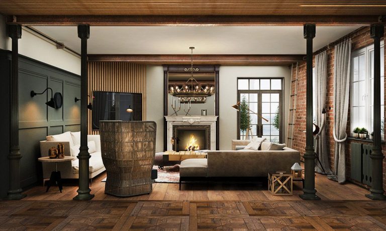 Stunning Living Room With Brick Wall Ideas