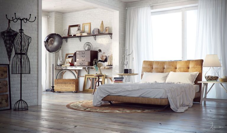 Stunning Modern Industrial Bedroom Decor Ideas