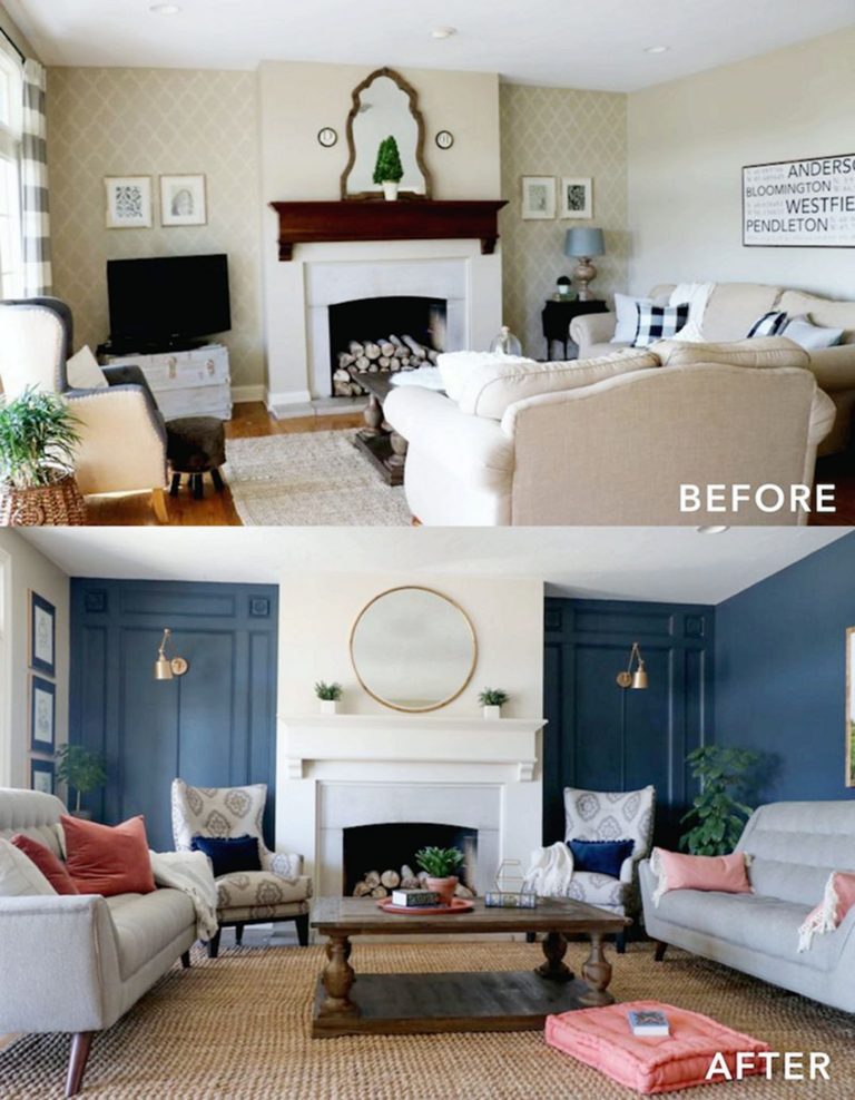 Before After Living Room Makeover With The RoomPlace