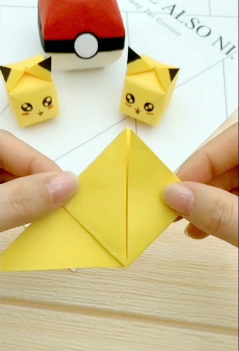 Make A Pokemon Doll Craft From Colored Paper
