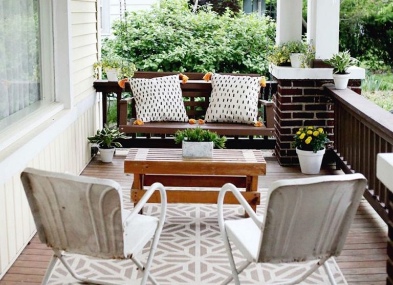 Simple Summer Front Porch Design Ideas