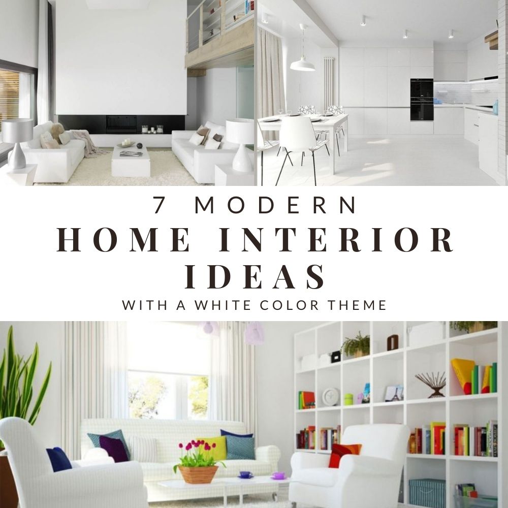 7 Modern Home Interior Ideas With A White Color Theme (1)