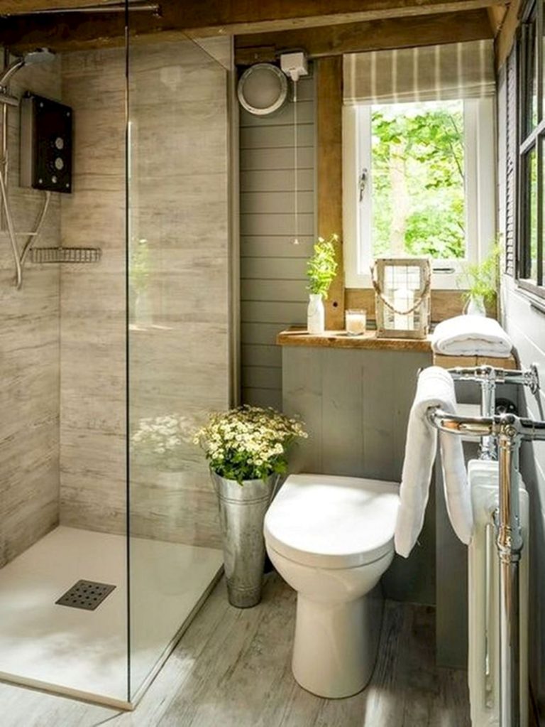 Beautiful Small Rustic Bathroom With Shower Ideas