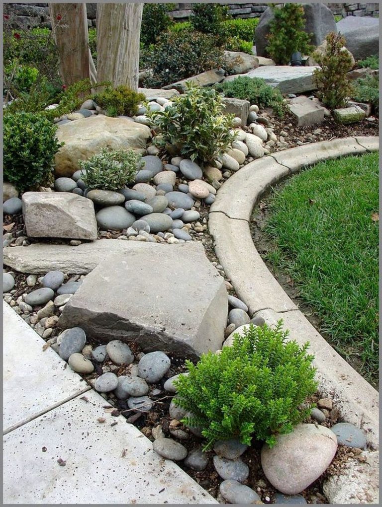 Simple Rock Garden Design Ideas