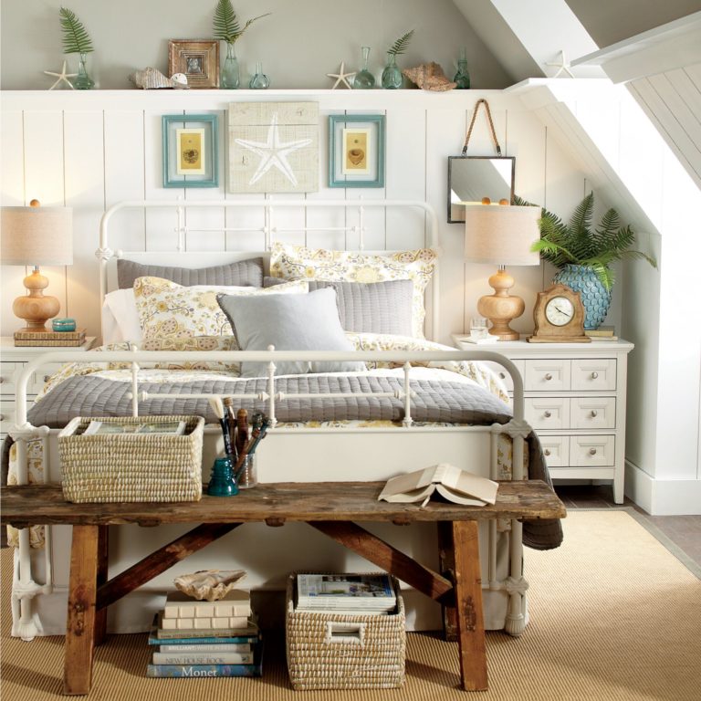 Loft Coastal Bedroom Ideas