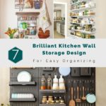 7 Brilliant Kitchen Wall Storage Design For Easy Organizing