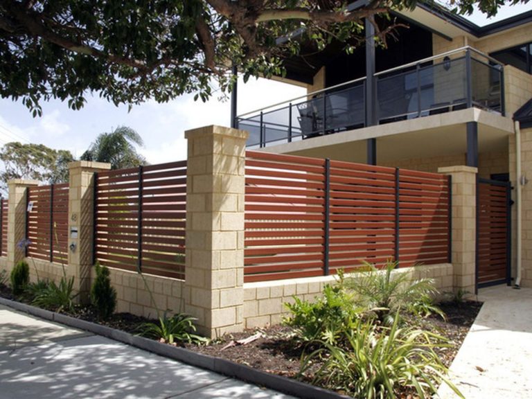 Modern House Fence Ideas
