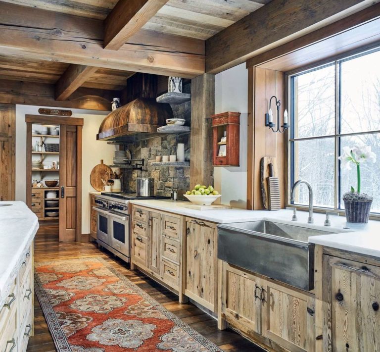 Best Rustic Kitchen from The Shiny Ideas