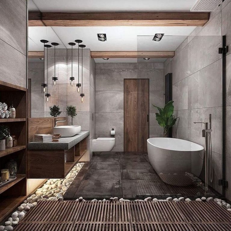 Contemporary Outdoor Bathroom Ideas