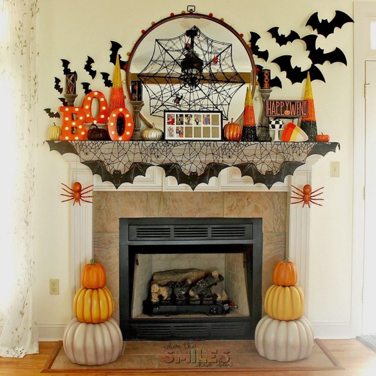 Incredible Halloween Mantel Decor Ideas