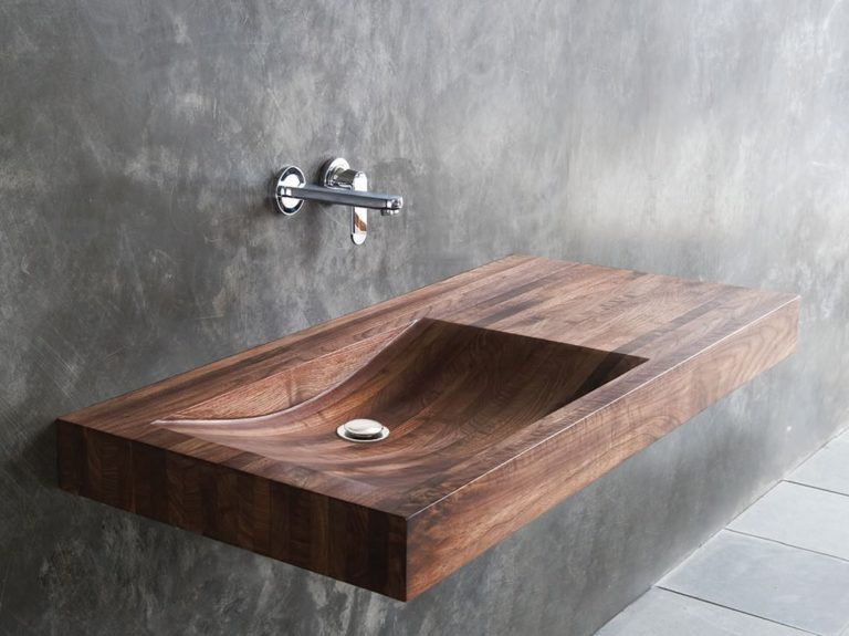 Incredible Wooden Sink Design