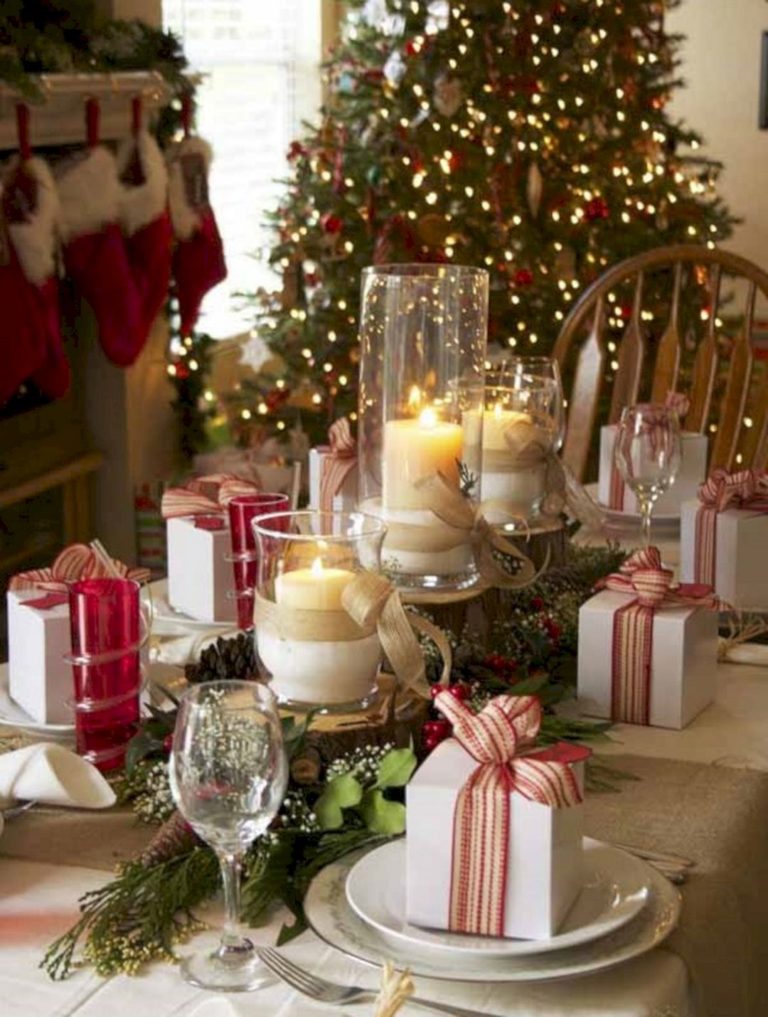 Awesome Decorate a Table for Christmas