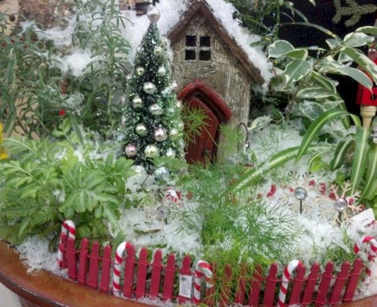 Christmas Fairy Gardens Ideas
