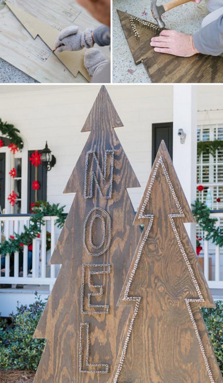 DIY Front Yard Christmas Decorating Projects