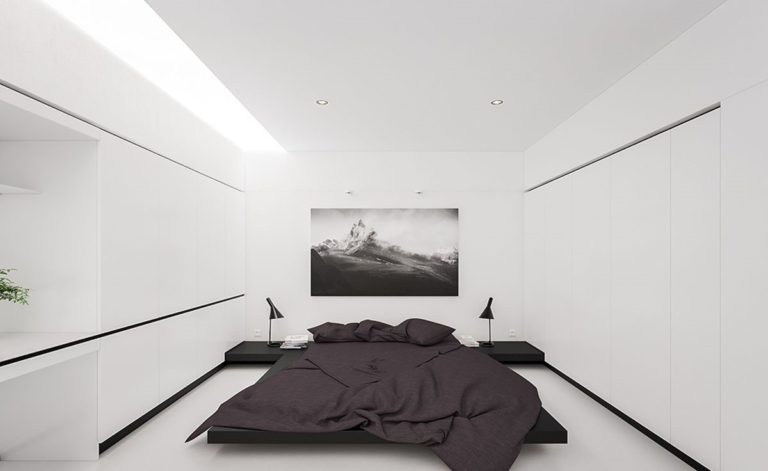 Perfectly Minimalistic Black And White Interiors