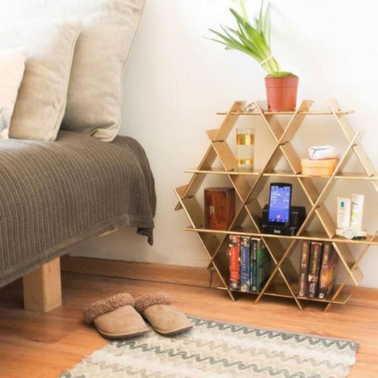 Modern diy cardboard bedroom storage ideas