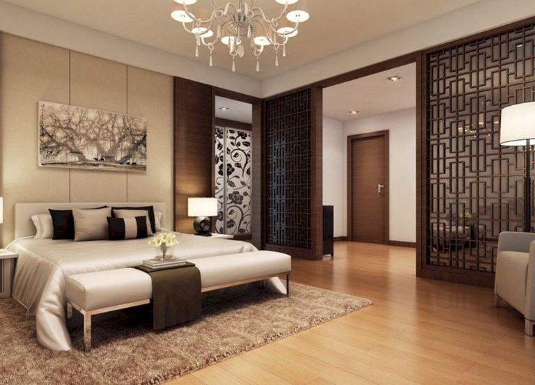 Rustic Wooden Floor Bedroom Design Inspiration