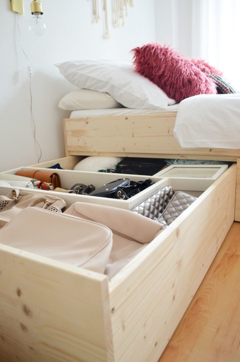 Super Easy DIY Bedroom Storage Ideas