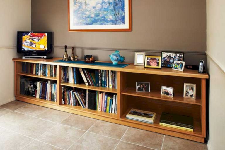 DIY Shelves For The Living Room
