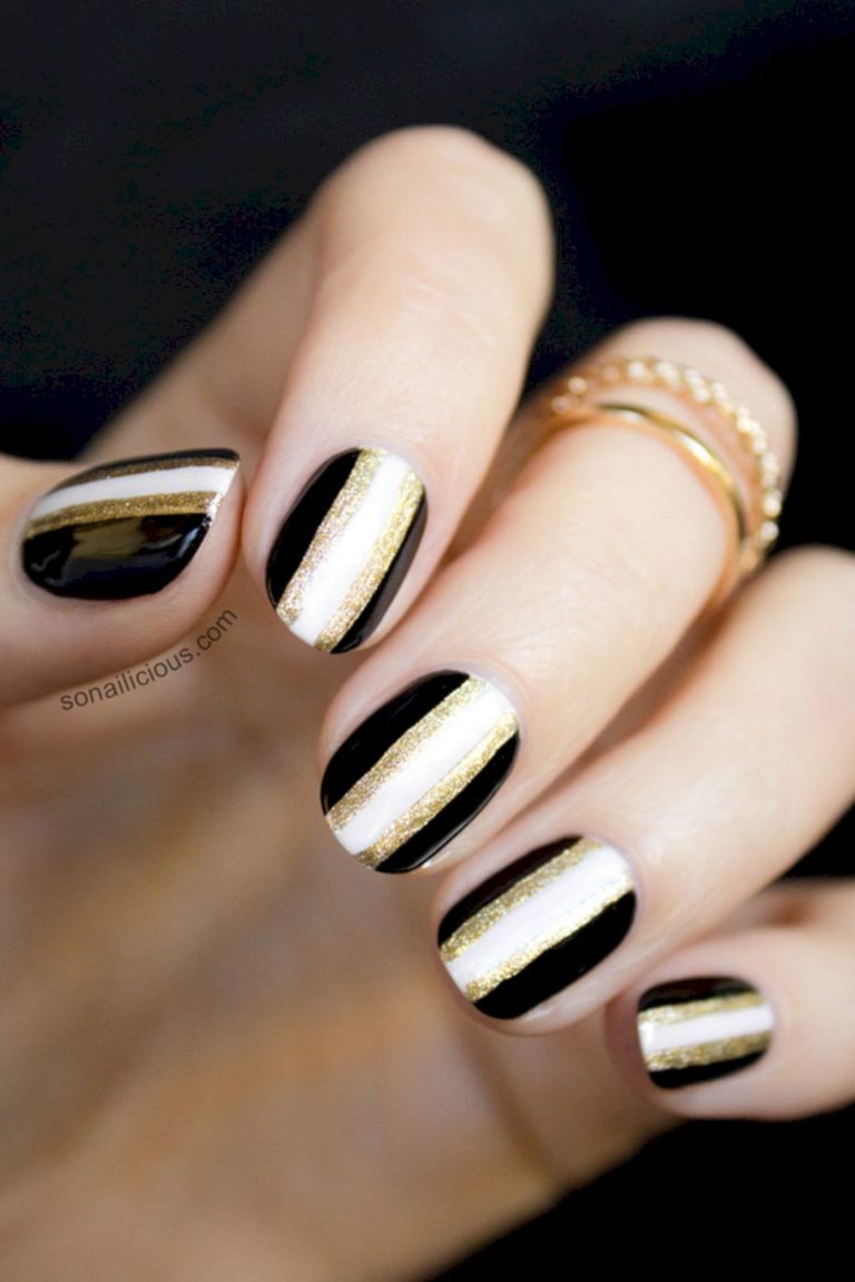 Gold Nail Designs We Love