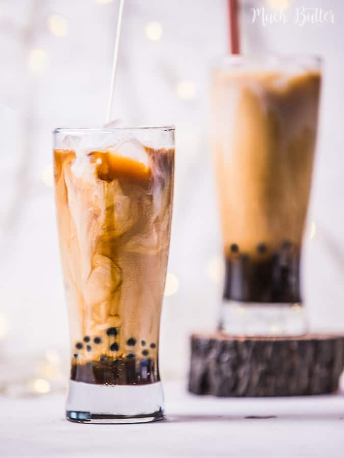 Iced Coffee Milk with Palm Sugar