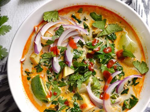Thai Red Curry Vegetable Soup